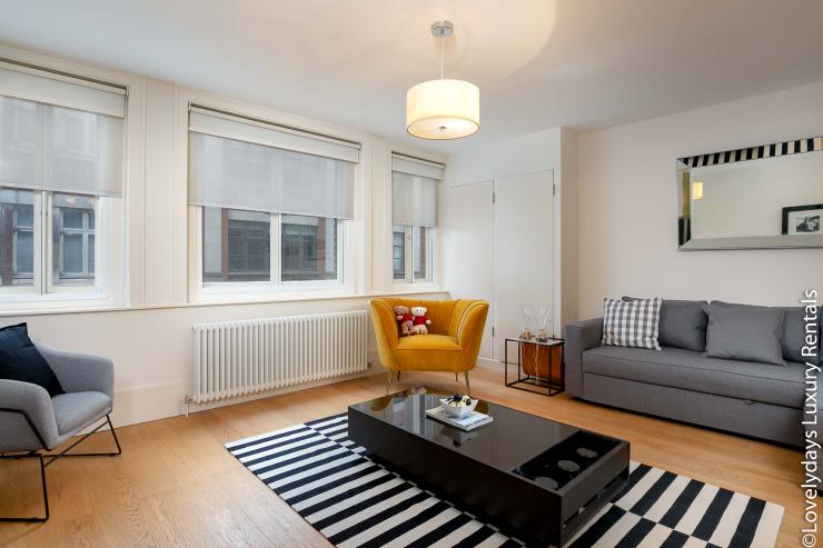 Lovelydays luxury service apartment rental - London - Soho - D'Arblay Street - Lovelysuite - 1 bedrooms - 1 bathrooms - Double living room - london serviced apartment - 92ceb37f2d58 - Lovelydays