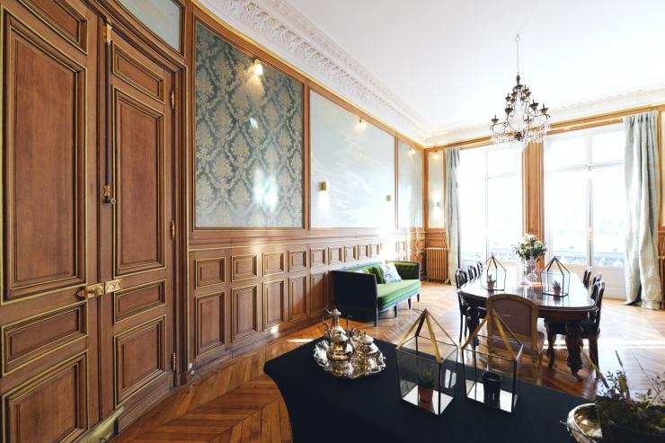 Lovelydays luxury service apartment rental - Île-de-France - Paris - Avenue Wagram - Partner - 4 bedrooms - 3 bathrooms - Dining living room - 189d0687a690 - Lovelydays